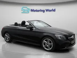 Black Used 2020 Mercedes C200 AMG line Cabriolet | £25,600 (A bit pricey)