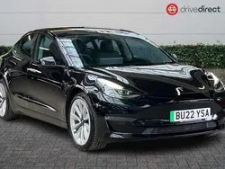 Black Used 2022 Tesla Model 3 Long Range Sedan | £20,850 (A bit pricey)