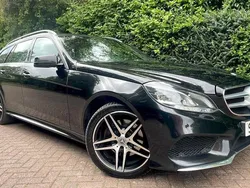 Black Used 2015 Mercedes E250 AMG line Estate | £4,795 (Fair price)