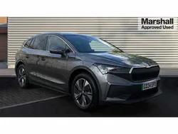 Graphite grey metallic Used 2024 Skoda Enyaq iV SUV | £27,490 (Fair price)