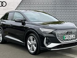 Black Used 2025 Audi Q4 e-tron S-Line SUV | £34,086