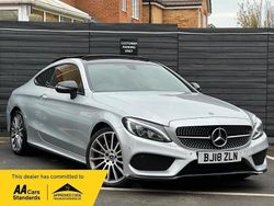 Silver Used 2018 Mercedes C200 AMG Line Premium Coupe | £15,999 (Fair price)