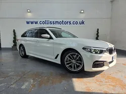 White Used 2020 BMW 520 M Sport Estate | £19,995 (Good price)
