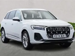 White Used 2025 Audi Q7 S-Line SUV | £57,624 (A bit pricey)