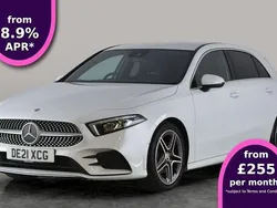 White Used 2021 Mercedes A180 AMG line Hatchback | £17,905 (Fair price)