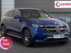 Blue Used 2022 Mercedes EQC400 AMG line SUV | £25,250 (Good price)