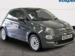 Grey Used 2019 Fiat 500 Lounge Hatchback | £8,190 (Fair price)
