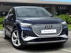Blue Used 2023 Audi Q4 Sportback e-tron S-Line SUV | £29,980