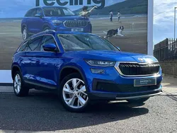 Race blue metallic Used 2021 Skoda Kodiaq SE L SUV | £26,490 (Fair price)