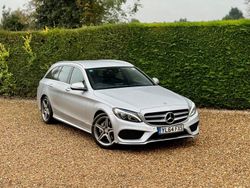 Silver Used 2015 Mercedes C220 AMG line Estate | £6,995 (Fair price)