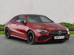 Red Used 2024 Mercedes CLA220 AMG Line Premium Plus Sedan | £33,300 (A bit pricey)