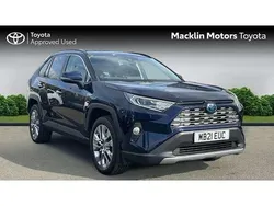 Blue Used 2021 Toyota RAV4 Hybrid SUV | £25,687 (Fair price)