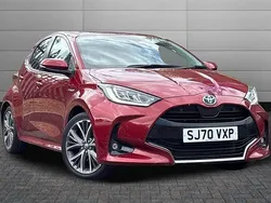 Red Used 2020 Toyota Yaris Hybrid Hatchback | £16,499 (Fair price)