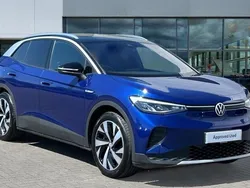 Blue dusk metallic black Used 2021 VW ID.4 Pro Performance SUV | £20,813 (Fair price)