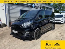 Black Used 2020 Ford Transit Custom Limited Van | £18,490