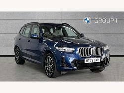Blue Used 2022 BMW X3 M Sport SUV | £35,750 (Fair price)