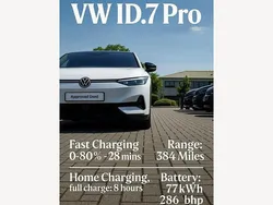 White Used 2024 VW ID.7 Pro Sedan | £32,750 (Super price)