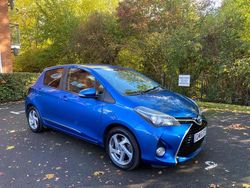 Blue Used 2017 Toyota Yaris Hybrid Hatchback | £9,995 (A bit pricey)
