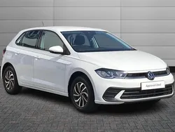 Pure white New 2025 VW Polo Life Hatchback | £20,195 (Good price)