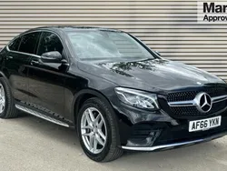 Black Used 2016 Mercedes GLC220 AMG Line Premium Coupe | £17,441 (Fair price)