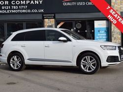 White Used 2016 Audi Q7 S-Line SUV | £21,600 (Fair price)