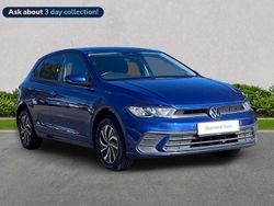 Blue Used 2023 VW Polo Life Hatchback | £16,683 (Fair price)