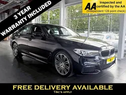 Black Used 2018 BMW 530e M Sport Sedan | £16,995 (Fair price)