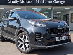 Black Used 2016 Kia Sportage GT-Line SUV | £12,365 (Fair price)