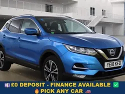 Blue Used 2018 Nissan Qashqai N-Connecta SUV | £9,099 (Good price)