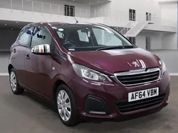 Mauve/purple Used 2014 Peugeot 108 Active Hatchback | £6,995 (Fair price)