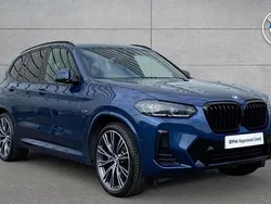 Blue Used 2022 BMW X3 M Sport SUV | £36,990 (Fair price)