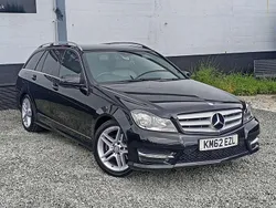 Black Used 2013 Mercedes C180 AMG Estate | £7,195 (Fair price)