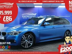 Blue Used 2017 BMW 320 M Sport Estate | £15,999 (Fair price)