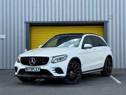 White Used 2018 Mercedes GLC350 AMG line Estate | £23,995 (Fair price)