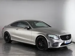 Silver Used 2020 Mercedes C200 AMG line Coupe | £19,350 (Fair price)