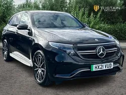 Black Used 2021 Mercedes EQC400 AMG line SUV | £27,499 (Fair price)