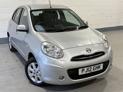 Silver Used 2012 Nissan Micra Acenta Hatchback | £3,490 (Fair price)