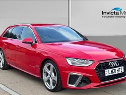 Red Used 2021 Audi A4 S-Line Estate | £21,999 (Good price)