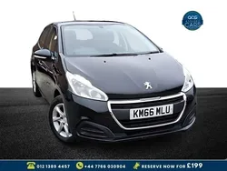 Black Used 2016 Peugeot 208 Active Hatchback | £3,895 (Fair price)