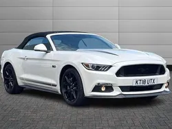 White platinum Used 2018 Ford Mustang GT Cabriolet | £31,595 (Expensive)