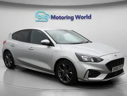 Silver Used 2019 Ford Focus ST-Line Hatchback | £12,100 (Fair price)