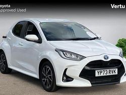 White Used 2023 Toyota Yaris Hybrid Design Hatchback | £17,861 (Fair price)