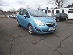 Blue Used 2011 Vauxhall Meriva S MPV | £2,695 (Fair price)