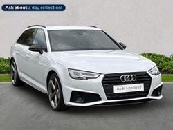White Used 2019 Audi A4 Black Edition Estate | £18,768