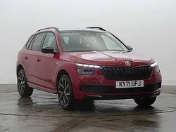 Velvet red metallic Used 2021 Skoda Kamiq Monte Carlo SUV | £19,995