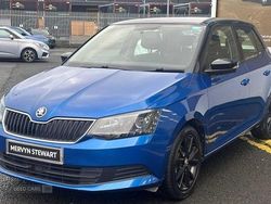 Blue Used 2018 Skoda Fabia Colour Edition Hatchback | £8,490 (A bit pricey)