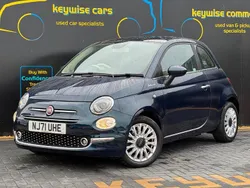 Blue Used 2021 Fiat 500 Dolcevita Hatchback | £10,290 (Fair price)