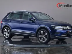 Blue Used 2018 VW Tiguan SEL SUV | £15,995 (Fair price)