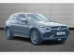 Grey Used 2021 Mercedes GLC300e AMG Line Premium Plus SUV | £35,150 (Fair price)