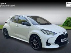 White Used 2023 Toyota Yaris Hybrid Sport Hatchback | £18,133 (Fair price)